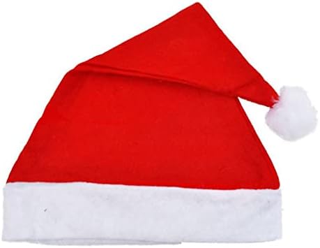 Holida de férias chapéu de natal 5pc adulto unissex adulto chap vermelho santa chapéu para chapéu de festa de natal