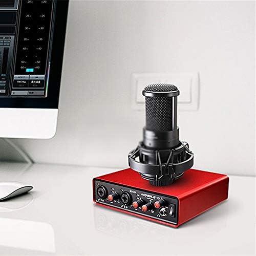 WSSBK Professional Studio Condenser Microfone Microfone Microfone Microphone Computer Mic para gravação de rede de webcast