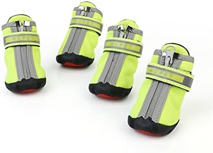 Lepsjgc 4pcs/set foff cã sapatos de cachorro para cachorrinho para puppy boots de neve suprimentos para animais de estimação acessórios