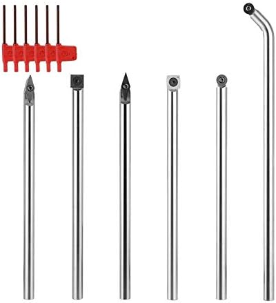 Ferramenta de torno de barra de chato Ferramenta multifuncional de carboneto sólido Inserir cortador redondo haste de madeira