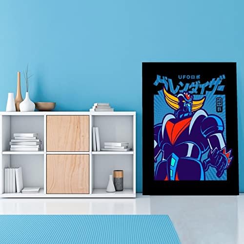 Tomart Anime Poster UFO Robo Grendizer Cartoon Poster Canvas Arte Decoração de parede Tela de parede Pintura de arte