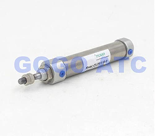 Cilindro de aço inoxidável Mini cilindro de gás de gás de 16 mm de 20 mm 20 mm CDJ2B16-20-B Dupla cilindro pneumático de ação dupla