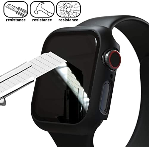 RHD 2 pacote de 40mm Iwatch Case compatível para Apple Watch Series 6 5 4 3 2 1 SE embutido 9h Protetor de tela de