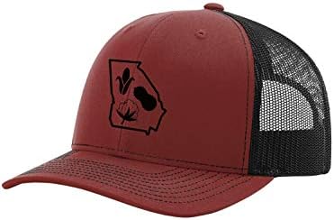 É tudo sobre o esboço da Geórgia do Sul com o Chop Crop Mesh Back Trucker Hat