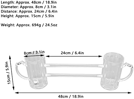 Os copos de cerveja tnfeeon, a ergonomia da caneca de cerveja na boca da xícara redonda lidam com grande capacidade