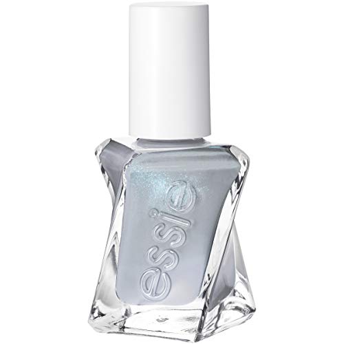 Essie Gel Couture Polho de unha de duas etapas de duas etapas, garçonete de sarja, esmalte roxo, 0,46 fl. Oz.