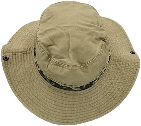Chapéu de sol ao ar livre Boonie para caminhadas, camping, pesca, operador de capa de verão militar de disquete para