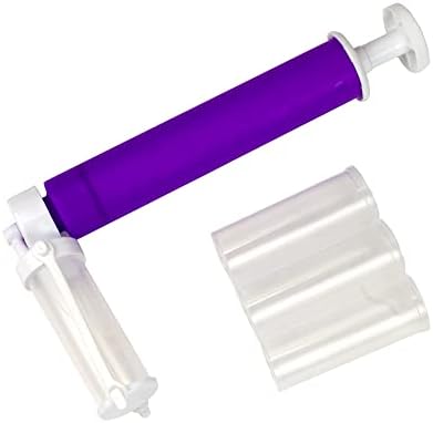 O'Crème Cake Airbrush - Manual - Plassor de plástico e 4 cilindros - Adequado para tinta e glitter comestíveis em chocolates,