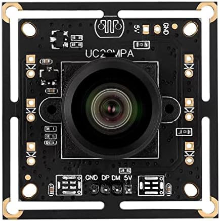 Spinel 2MP Color Global Obturador Módulo de câmera USB OG02B10 Com lente não-distorção de 88 graus de 3,24 mm, suporta