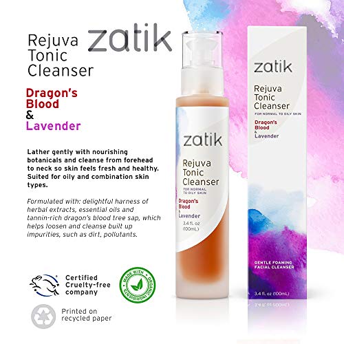 Zatik Dragon's Blood & Lavender Cleanser, 3,4 Fz