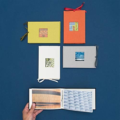 Kolo Noci pequeno álbum de fotos 4x6, possui 24 fotos, ideais para casamentos e livros de bebê, Amethyst Chambray