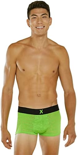 Savage x Fenty, masculino, marcado por troncos selvagens, nylon, malha de logotipo inspirada na arte, cintura elástica, revestimento