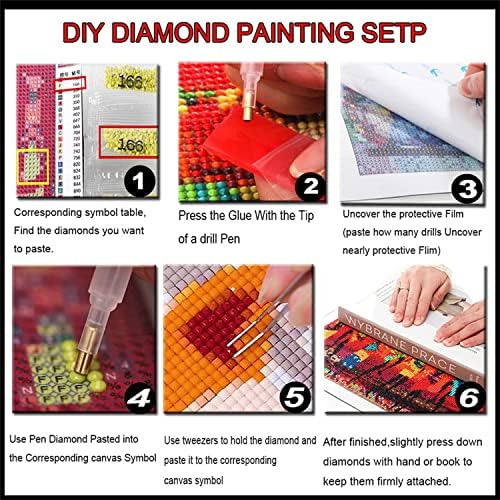 5d 5d Diamond Painting Kits para adultos iniciantes broca completa Diy Diamond Art Rhinestone Cross Stitch Paint With