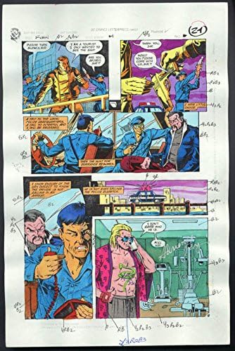 Robin 4-1990 Produção Art-Color Guide PG 18-Tom Kyle VG