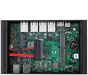 Router Inuomicro 5G G6412L4 Intel Celeron J6412, até 2,6 GHz 8GB DDR4 128GB SSD, 4 LAN, Ponto de Firewall de Firewall Ponto