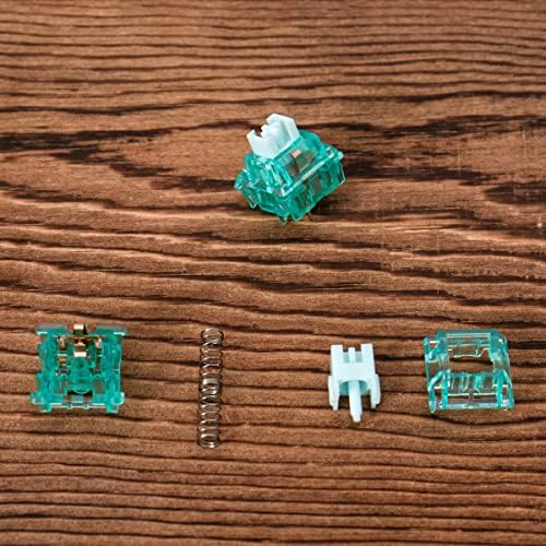 MINTCAPS 45 peças Switch linear Switch Conjunto de interruptor pré -lubrificado de 5 pinos para teclado de jogos mecânicos