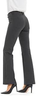 Calça de ioga feminina de yodyzj calças de trabalho calças de trabalho casual calças de bootcut slacks petite/regular