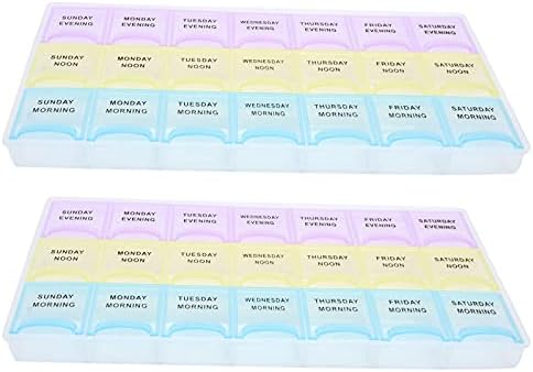 21 Grids Recipiente de Organizador de Plástico, Caixas de Jóias de Jóias de Jóias de Grande Capacidade para Minchas Artesanato