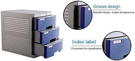 Gabinete de arquivo da área de trabalho do BXWJG, organização de gavetas de 3 camadas para armazenar documentos/material