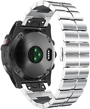 Banda de liberação rápida de 26mm de 26 mm metal fase Easy ajuste aço inoxidável Bandas pulseira de pulseira para Garmin Fenix