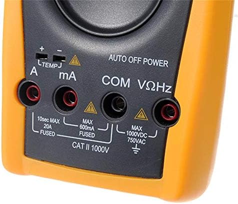 Teerwere Automático Multímetro Digital AC/DC Função de Proteção LCD Analógico Manual do Usuário Inglês Não incluído Contagem