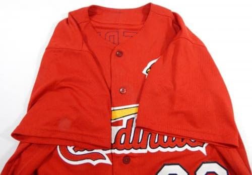 2020 St. Louis Cardinals John Brebbia 60 Jogo emitido P Usou Red Jersey BP ST 6 - Jogo usada MLB Jerseys