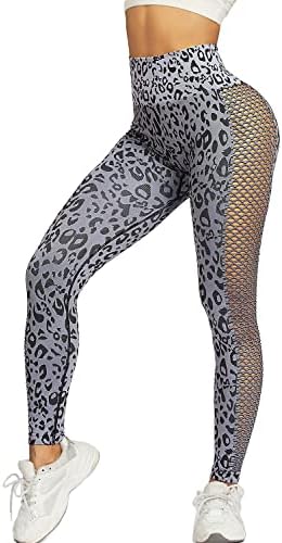 Leggings de cintura alta para malha yiarbid para mulheres controle de barriga atlética com calças de exercícios de ioga