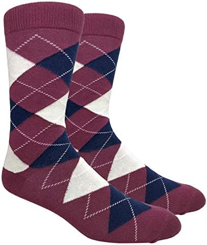 As meias masculinas da calça de vestido arygle masculinas são variadas de cores variadas - você escolhe!