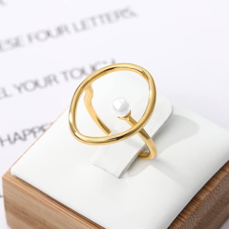 Anéis de pérolas finas de oyalma para mulheres moda moda ajustável dedo mini pérola anel fino jóias femininas jóias melhores