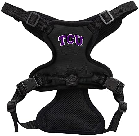 Littlearth Unissex-Adult NCAA Tcu Horned Frogs Front Clip Pet Harness, Team Color, X-Large