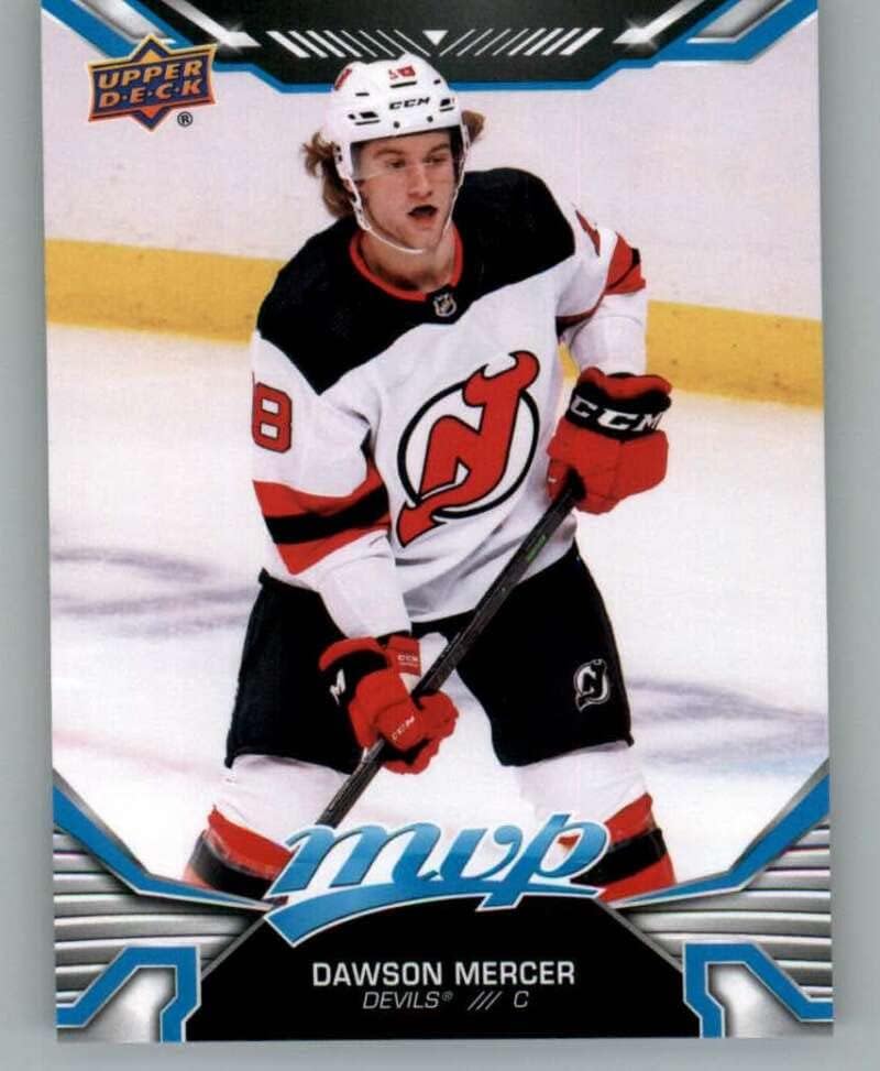 2022-23 MVP do convés superior #141 Dawson Mercer New Jersey Devils NHL Hockey Trading Card