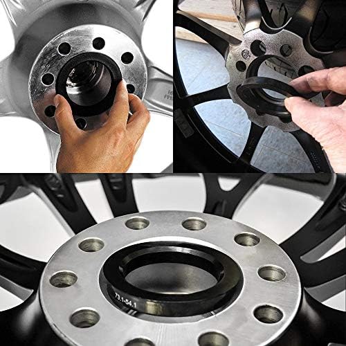 Conjunto de anel centrado no hub de 73 mm de furo de roda od a 67,06mm ID do hub compatível com picape Toyota 2WD