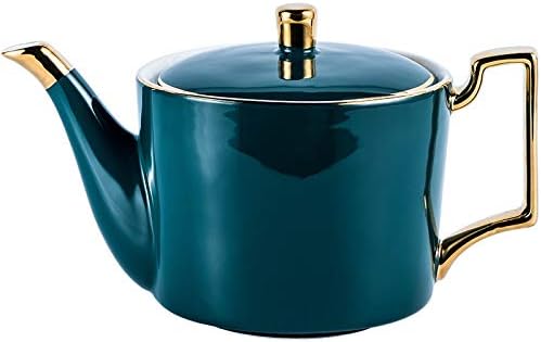 bule de chá de cerâmica criativa de 1000 ml, porcelana fofa bule de chá de chá de chá requintado conjunto de chá requintado