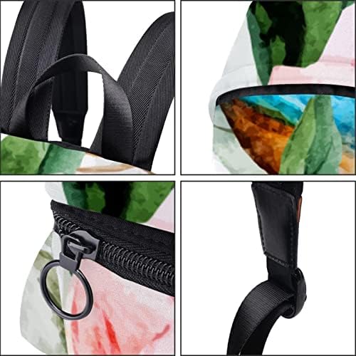 Mochila laptop vbfofbv, mochila elegante de mochila casual bolsa de ombro para homens, Plumeria de pássaros tropicais florais