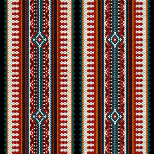 Serape Permanente Vinil Stripe Chevron Tribal Aztec Pacaco de vinil 12x12 Funciona a parte interior de artesanato externo