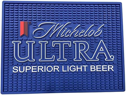 Michelob Ultra Bar Mat Spill tapete Profissional Station Drip Mat 12x9 Montanha -russa