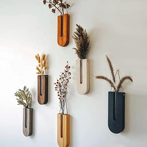 Plantador de parede interna de Veichin, vaso de flor de Bohemia, estação de propagação, plantador de madeira, decoração de parede para sala de estar