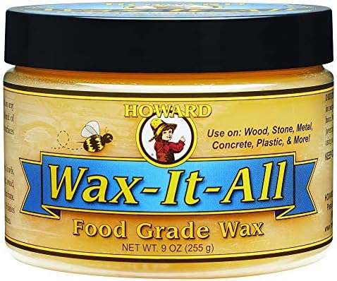 Produtos Howard Wax009 Cera de qualidade alimentar, 9 onças, creme