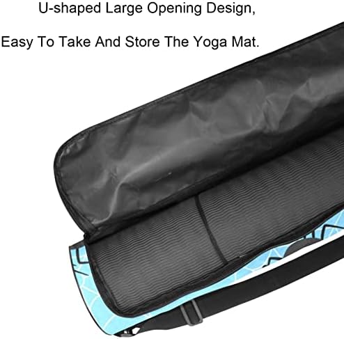 Aranha e web Yoga Mat Bags Full-Zip Yoga Carry Bag for Man Men, Exercício de ioga portadora com cinta ajustável
