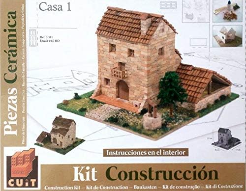 Kit de construção de edifícios de cerâmica Cuit, casa rural