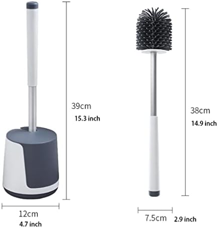 Escova de vaso sanitário e suporte do vaso sanitário escova de tigela e suporte, escova de vaso sanitário com maçaneta