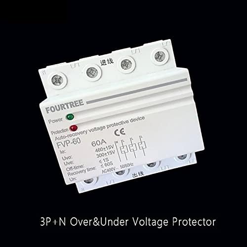 ESAAH 1PCS FVP 380V 3P+N DIN RAIL AUTO RECURCOLHO