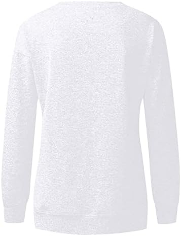 Mulheres shusuen imprimem moletom de manga longa impressão engraçada Fall Pullover fino camisa de camiseta