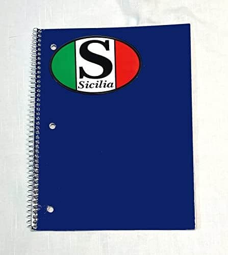 Sicilia Oval Decal Car Bumper Stick - coleção da Itália de produtos italianos de orgulho na Psiloveitaly FBA