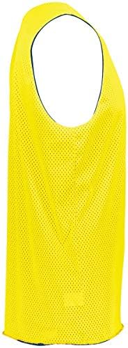 Augusta Sportswear Youth Tricot Mesh reversível 2.0 Jersey L Marinha/Ouro