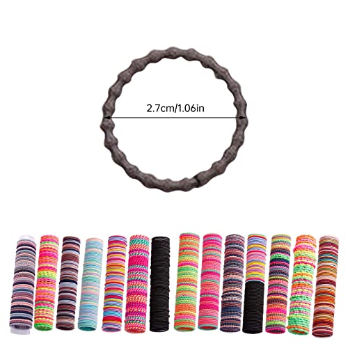 Baby Hair Stracy for Girls Multicolor Small Hair Elastics No Crease Ponytail Solder para bebês crianças crianças pequenas e grandes