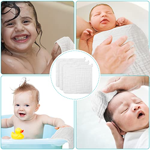 Mixweer 3 PCs Toalhas com capuz de bebê 6 PCs Toalhas de banho de bebê, toalhas de bebê absorvente de musselina