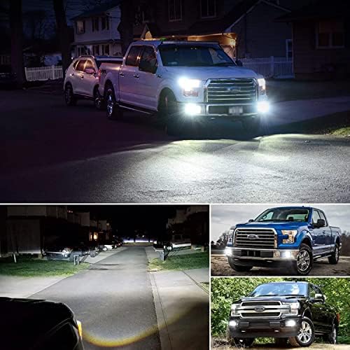 Luzes de neblina de LED para 2015-2020 Ford F150 LED Fog Light Light Kit, lâmpadas de pára-choques de 36w à prova d'água