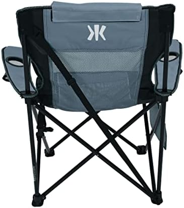 Cadeira de acampamento de elite de elite kijaro - Perfeito para relaxar em atividades ao ar livre, jogos esportivos