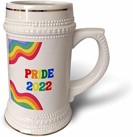 3drose sutandre- orgulho cita- imagem das palavras Orgulho 2022-22oz caneca